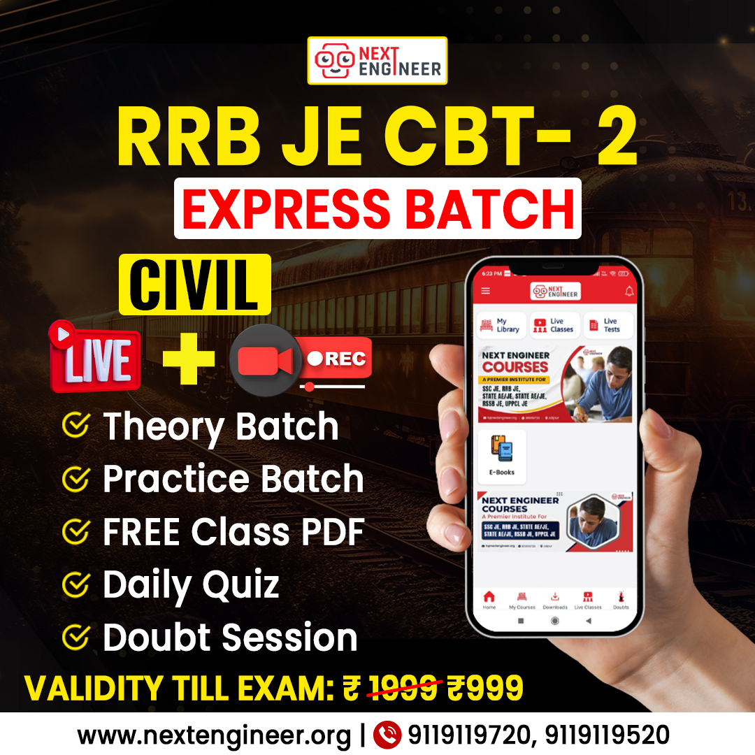 RRB JE CBT-2 Civil Engineering